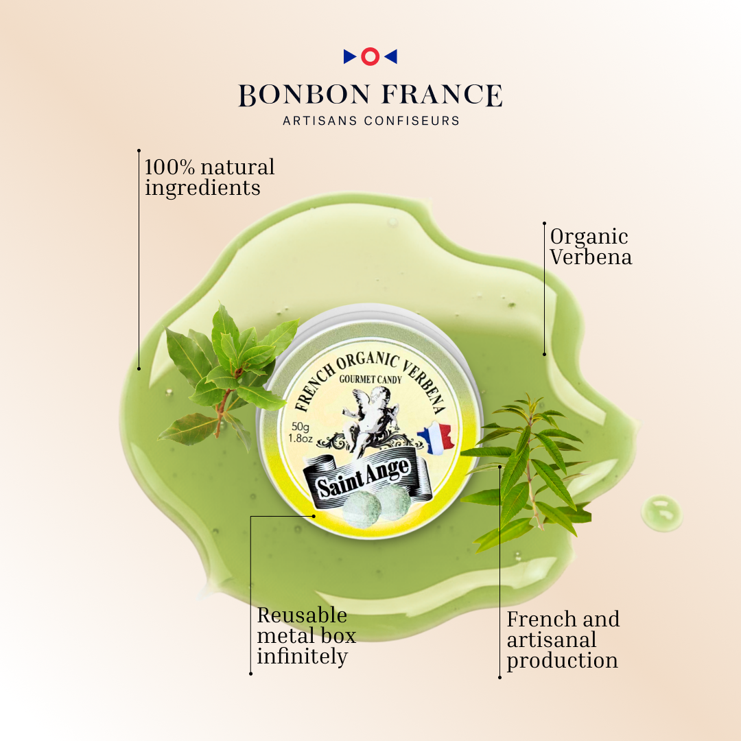 Bonbon-France – wholesale Boiled sweets – Saint-Angelo ORGANIC Verbena2