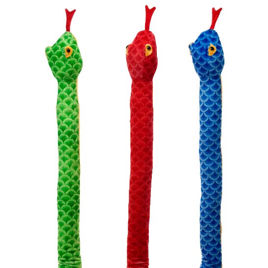 Fiesta Toys - Wholesale Classic Toy - Kids - Snakes - 62" Primary Color Plush Assortment