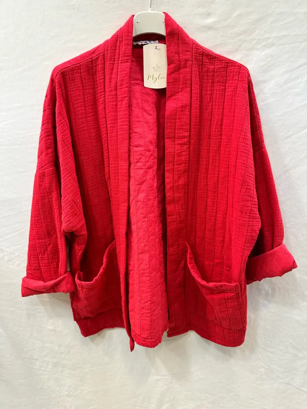 Mimi & Gogo – wholesale Jacket – Women's – Quilted jacket in cotton gauze4