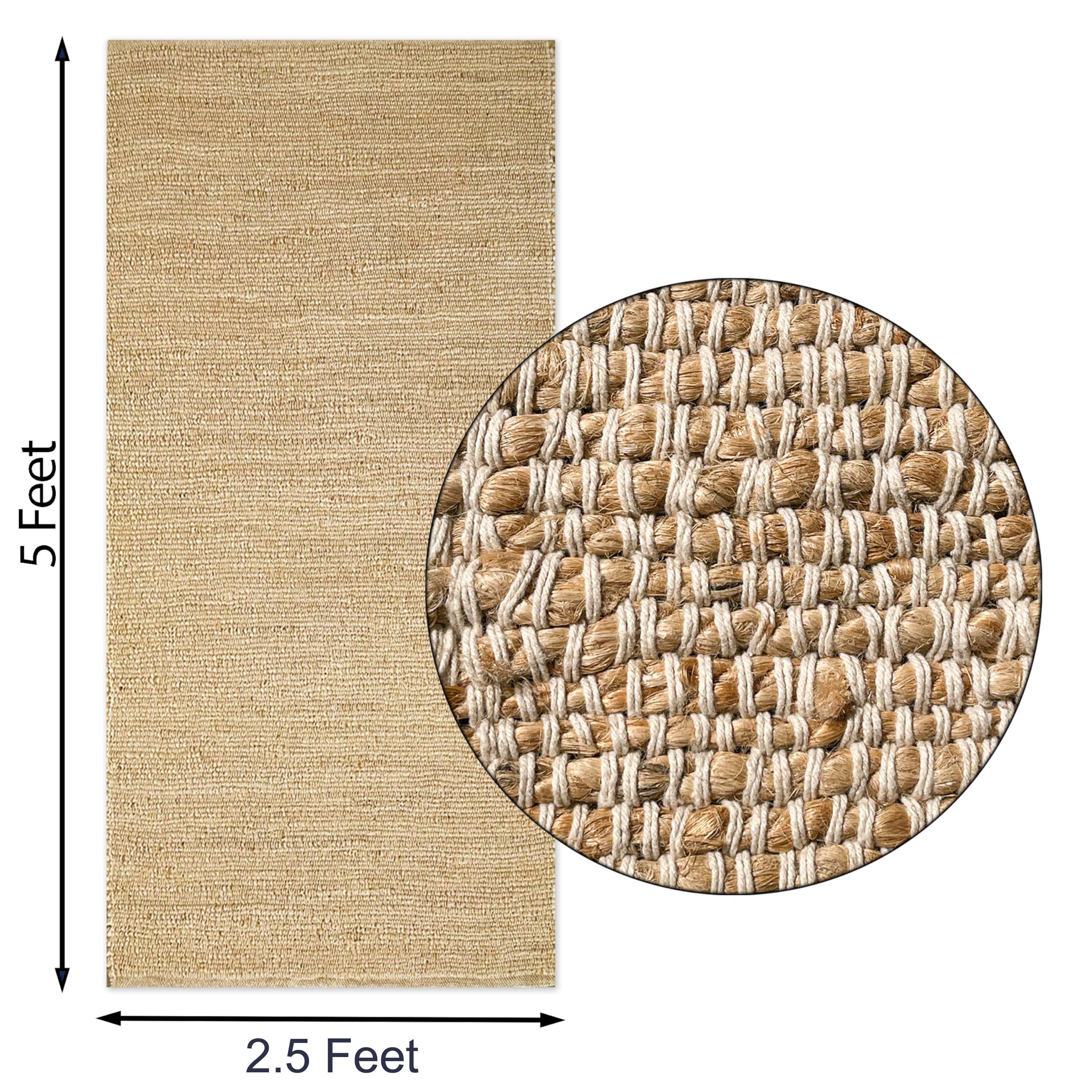chardin home - Vendita all'ingrosso Tappeto - Runner in juta Chindi, juta naturale, 2'x5'.3