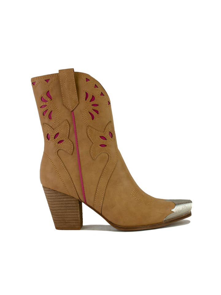 BEAST FASHION - Vente Bottes de cowboy – femme - Bottines Brodées DAKOTA-107