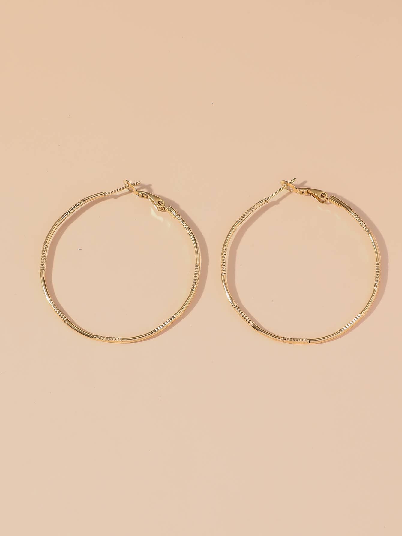 Blossom bijoux - Wholesale Hoop Earrings - 24BOA109 Stainless Steel Creole Earrings1