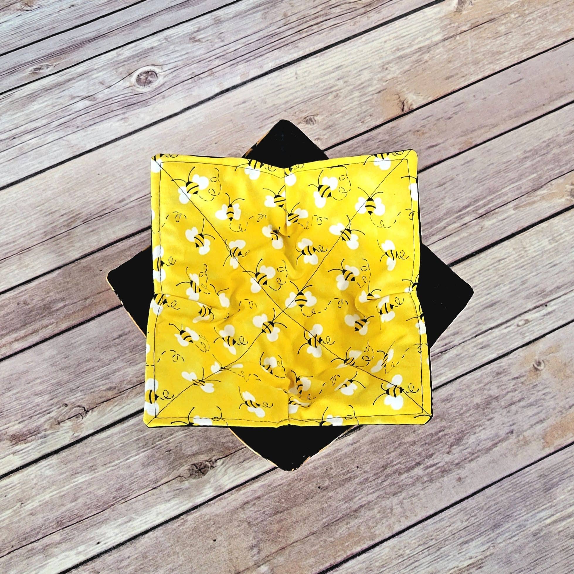 Burpie Bibs Boutique - Wholesale Oven Mitt/Pot Holder - Spring Bowl Cozy | Floral Hot Pad | Flower Flowers Bee Bees6