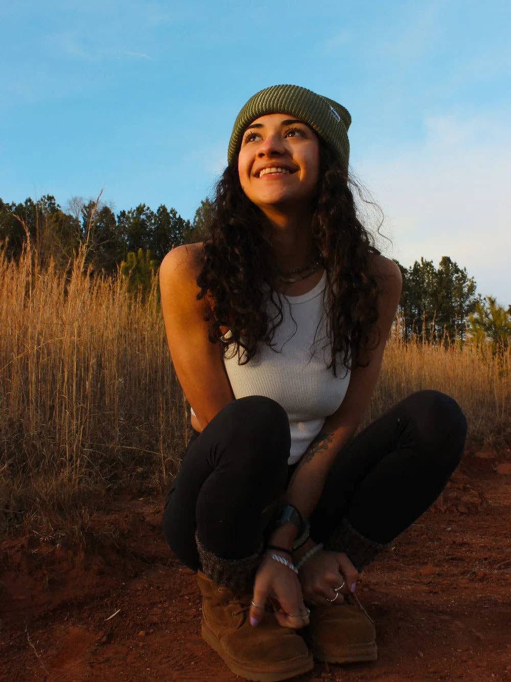 Beaten Path Co - Wholesale Beanie - Women's - OLIVE WOOL BEANIE8