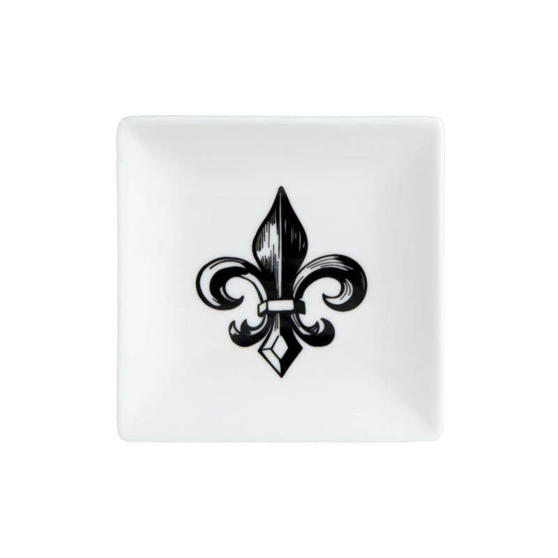 THE PARISH LINE - Wholesale Decorative Plate/Dish/Bowl - Dish - Fleur de Lis