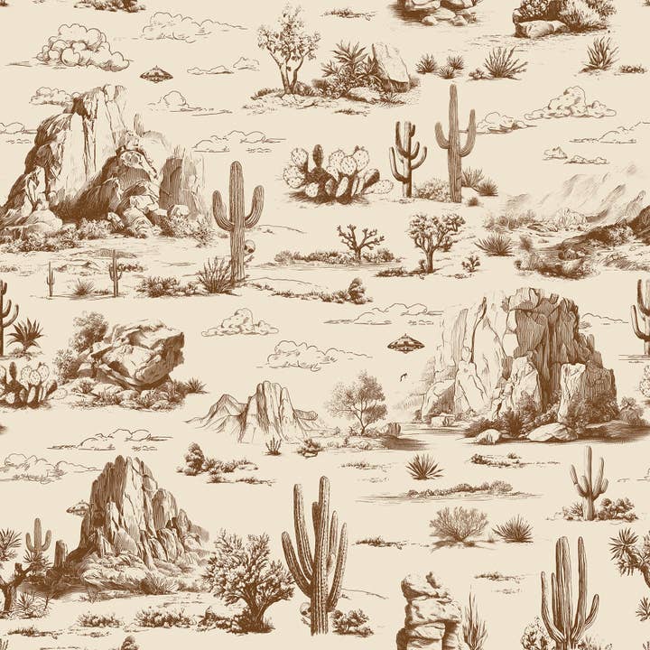 Area 51 Novelty Toile Peel and Stick Wallpaper for wholesale by Veer Decor