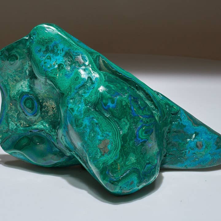 2.13 LB Polished Malachite & Chrysocolla Freeform for wholesale by Malachite And More