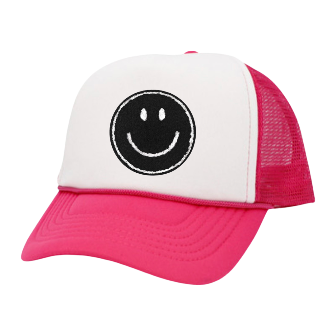 OURHHAUS - Wholesale Trucker Hat - Women's - Smiley Trucker Hat11