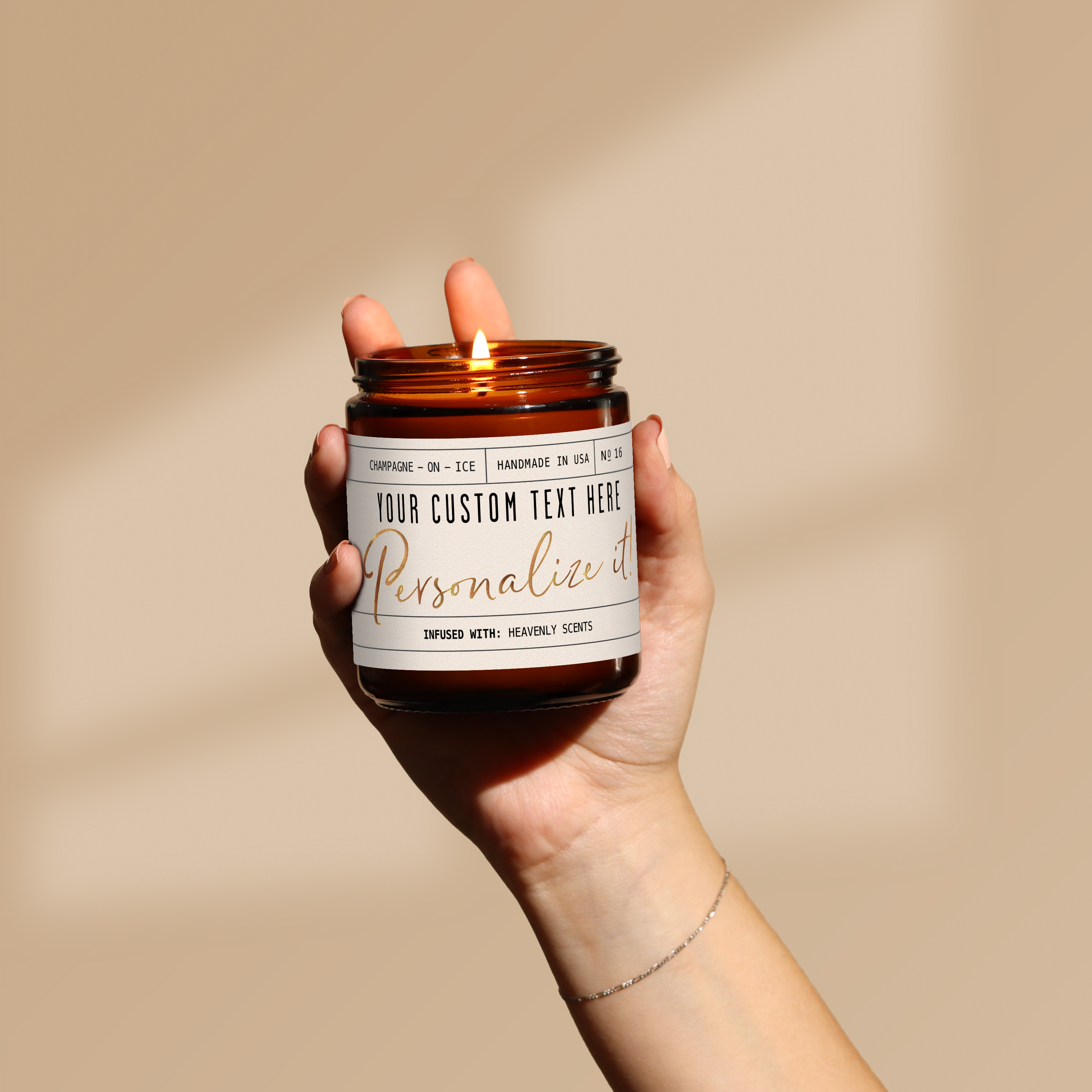 Soy and Sass - Wholesale Jar/filled candle - Custom Candle - Personalize Your Candle for your Store1