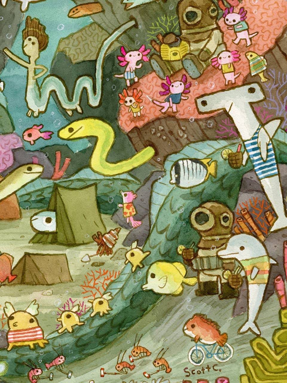 The Scott C Shop - Wholesale Art Print - Ocean Leisure Life3