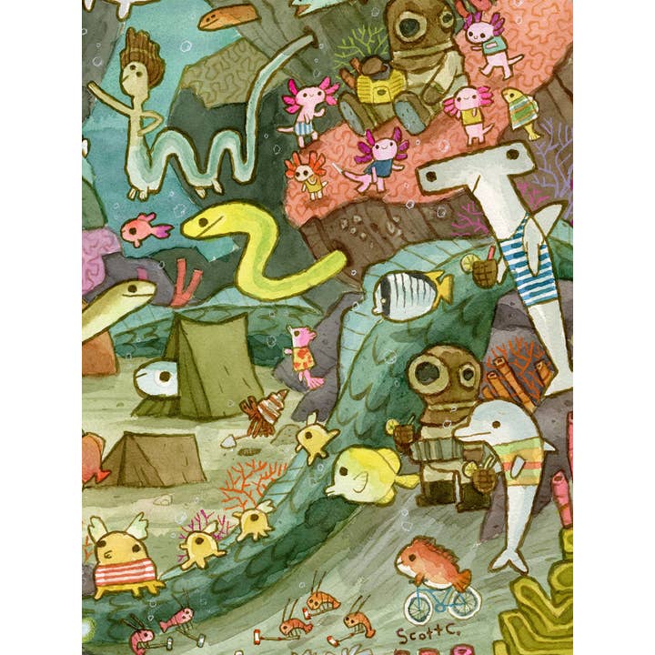 The Scott C Shop - Wholesale Art Print - Ocean Leisure Life3