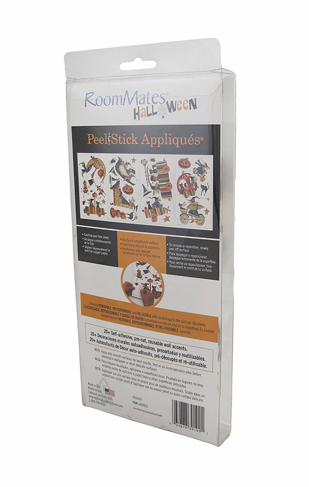 Things2Die4 – Engroshandel Vindues- og vægklistermærke – 23-delt vintage-inspireret Halloween vægdekoration af Jane Kitching, med hekse, katte og græskar til charmerende og uhyggelige forvandlinger af hjemmet til højtiden4