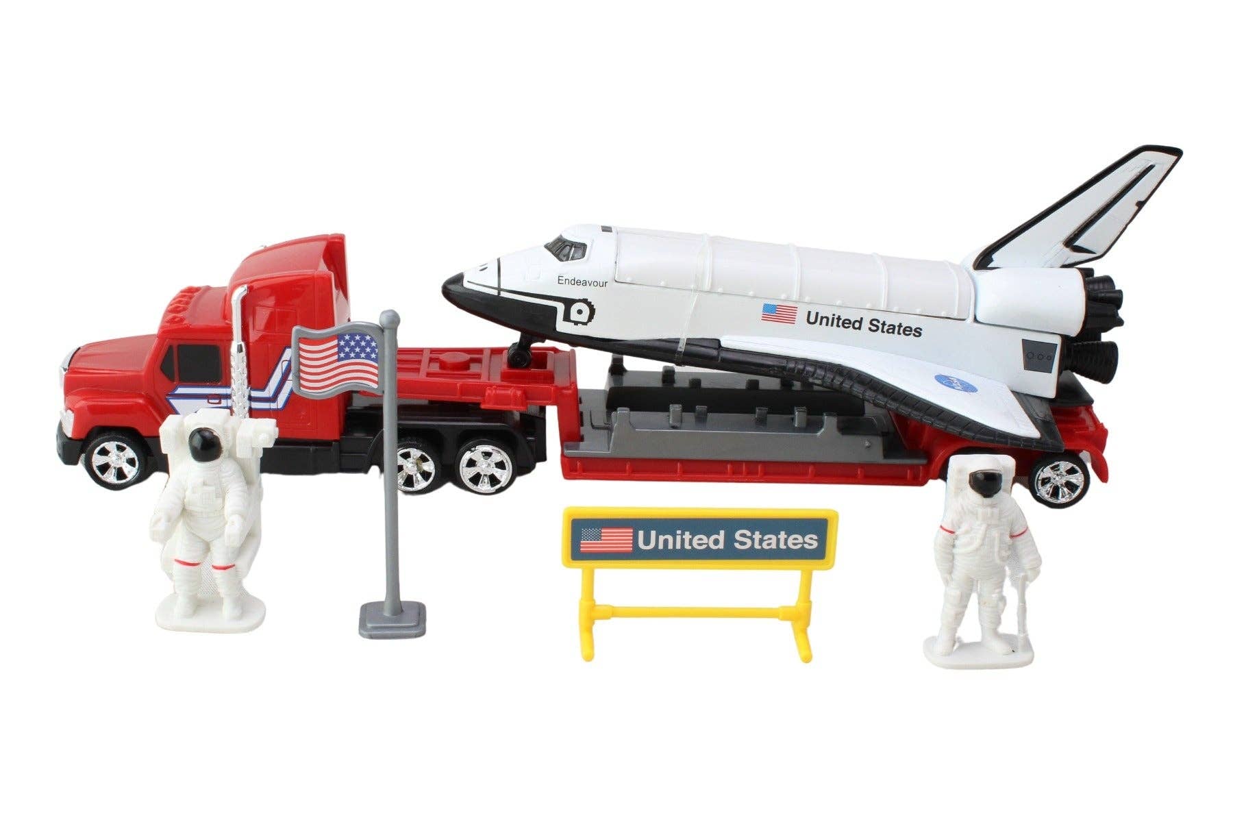 Daron Worldwide Trading - Wholesale Toy Car/Truck - Kids - SPACE ADVENTURE SPACE SHUTTLE TRANSPORTER TRUCK2