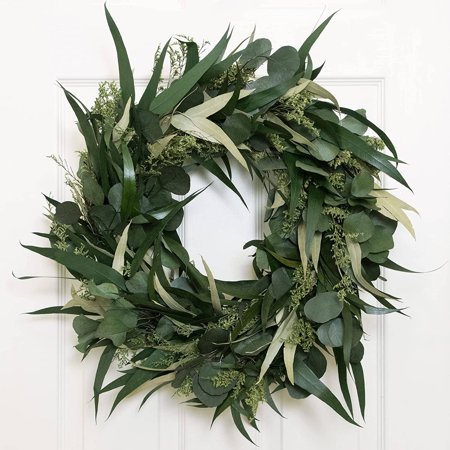 Andaluca - Vente Couronne - Couronne d’eucalyptus saule et eucalyptus Silver Dollar2