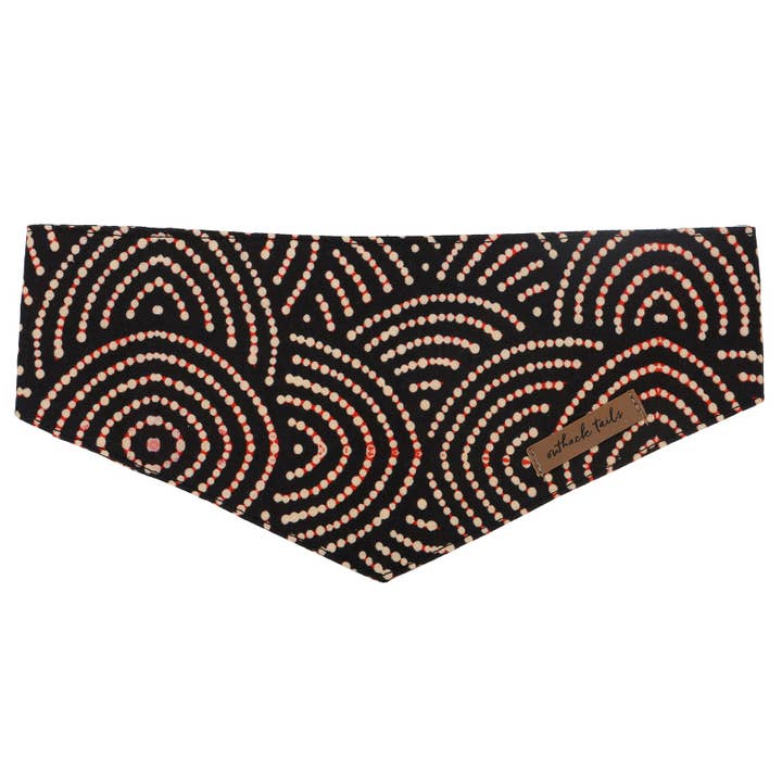 Outback Tails - Vente Bandana – chien - Bandana pour chien « Fire Country Dreaming »3