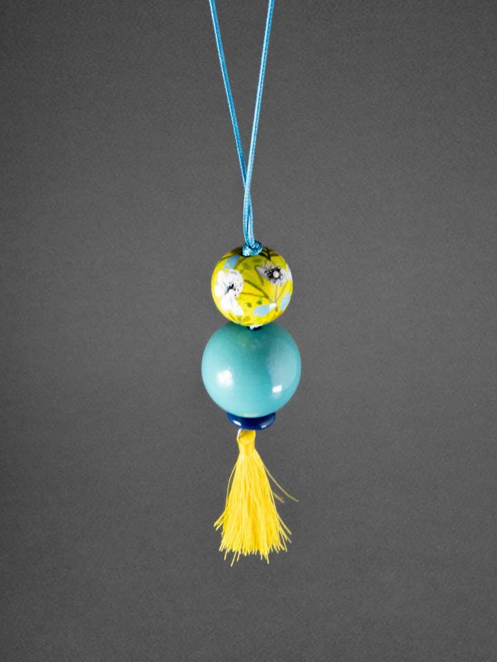 Cottage Field Beaded Pendant for wholesale by Gannwood