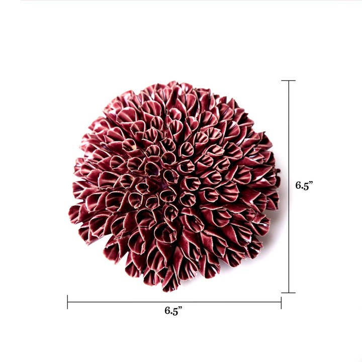 Ceramic Floral Décor - Tabletop & Keyhole Mounting for walls for wholesale by Chive Canada