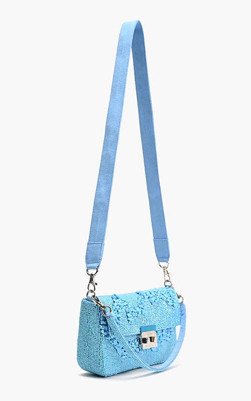 America & Beyond - Wholesale Shoulder Bag - Women's - Azure Blue Skyline Shoulder Bag3