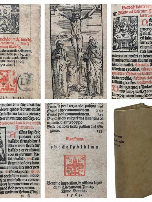 Officium Hebdomade Sancte – 1563 per la vendita all'ingrosso da parte di Belriguardo Italian Rare Books