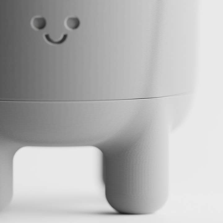 The Butler's Company - Wholesale Plant pot - Happy Smiley Face Planter with Drip Tray Solid Colors7