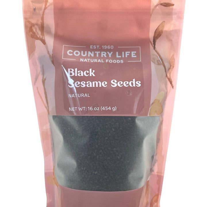Country Life Natural Foods - Wholesale Seeds/Kernels - Sesame Seeds, Black, Natural