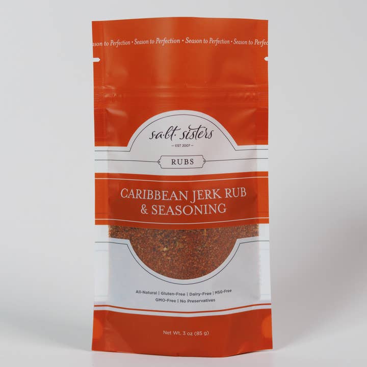 Rub & Seasoning Mix - Caribbean Jerk - 3 oz for wholesale by Salt Sisters