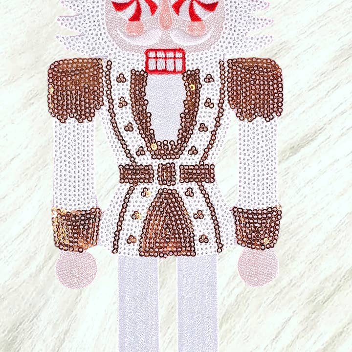 Scratch Decor - Wholesale Patch - XL Nutcrackers Sequin Embroidery Iron-on Patch3