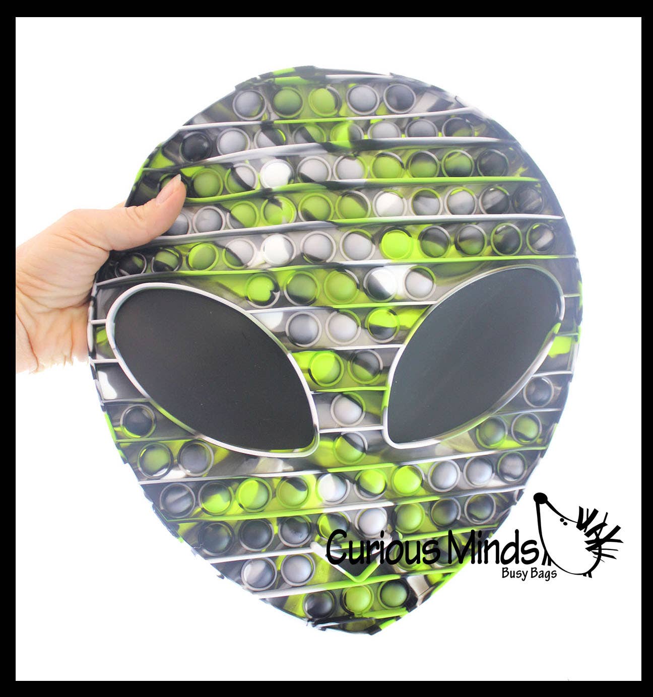 Curious Minds Toys - Wholesale Fidget Toy - Kids - 1 Jumbo Alien Bubble Pop Fidget Toy - Silicone Push Poke Bub2