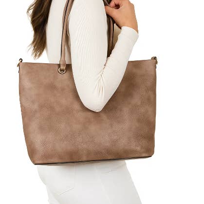 AMPERE CREATIONS - Vendita all'ingrosso Borsa tote - Donna - Borsa western minimalista Charlene Classic in pelle vegana4
