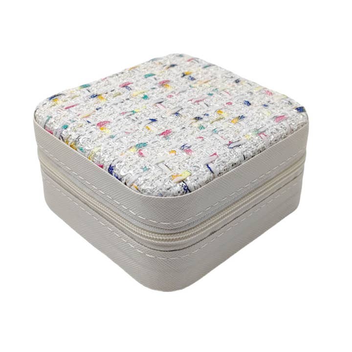 MiMi Wholesale - Wholesale Jewelry Box/Organizer - EG10301 Tweed Jewelry Box7