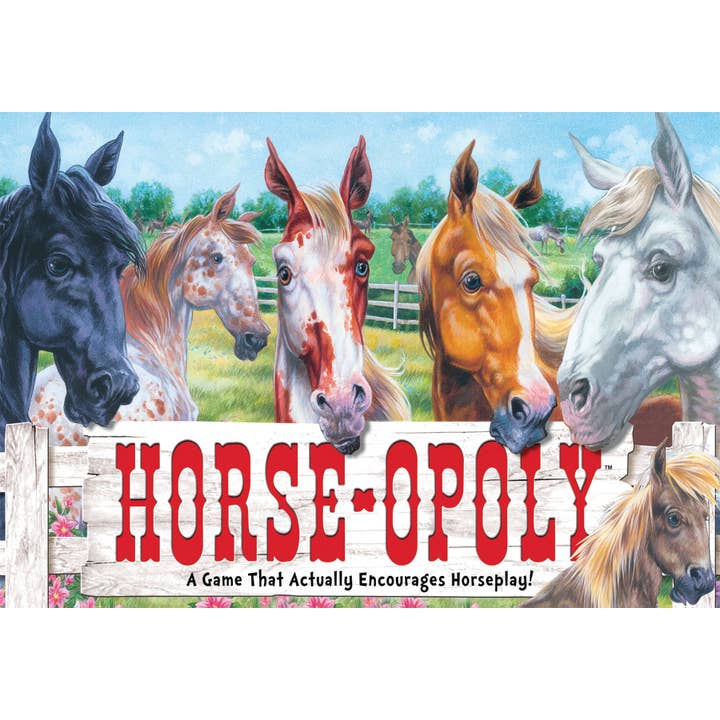 Outset Games and Cobble Hill Puzzles - Wholesale Board Game - Horse-Opoly Board Game