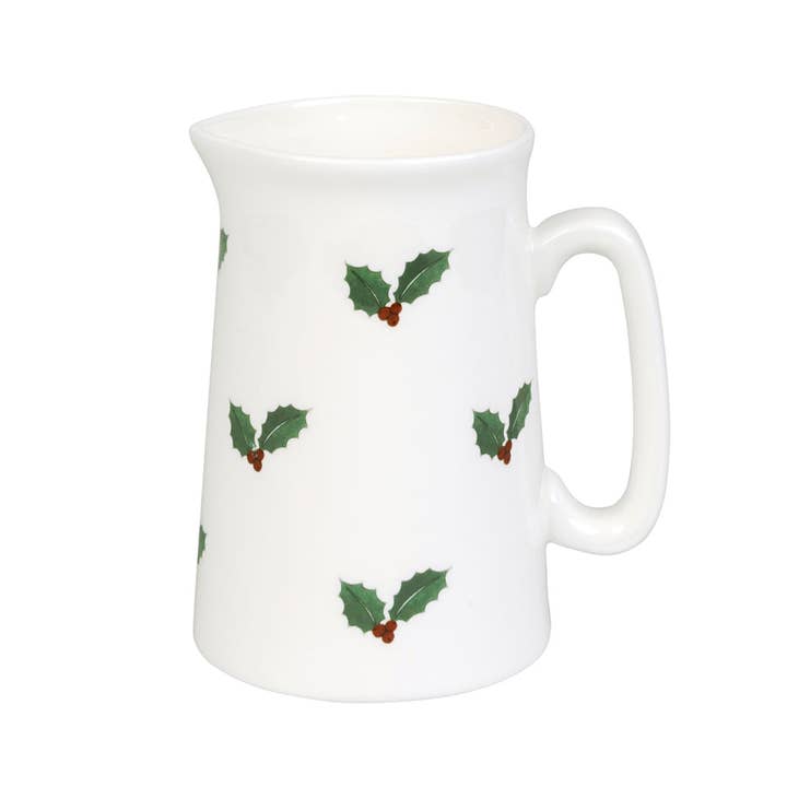 Holly & Berry Jug for wholesale by Sophie Allport
