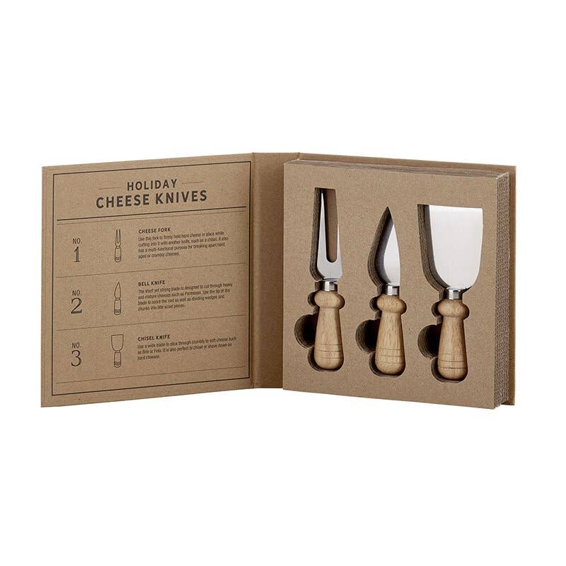 Santa Barbara Design Studio by Creative Brands - Wholesale Cheese Spreader - Holiday Cheese Knives Book Box1