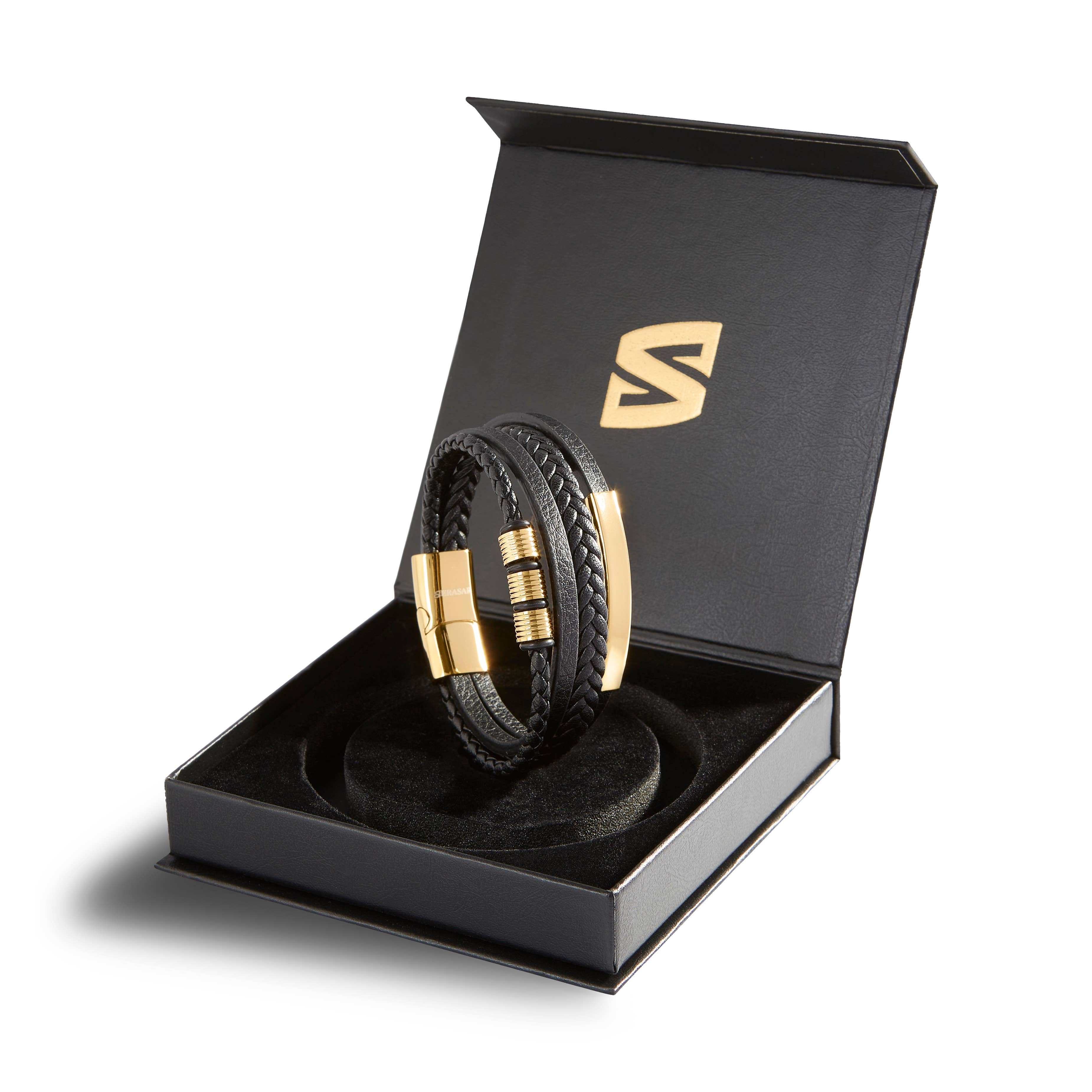 SERASAR - Wholesale Woven/Braided Bracelet - “Brave” leather bracelet9