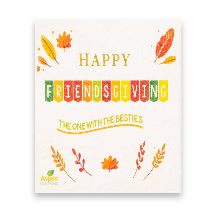 Friendsgiving Dishcloths - Perfect Friendsgiving Gift for wholesale by AspenOvations