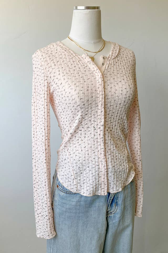 Nectar Clothing - Wholesale Blouse - Women's - Ditsy Floral Long Sleeve Top12