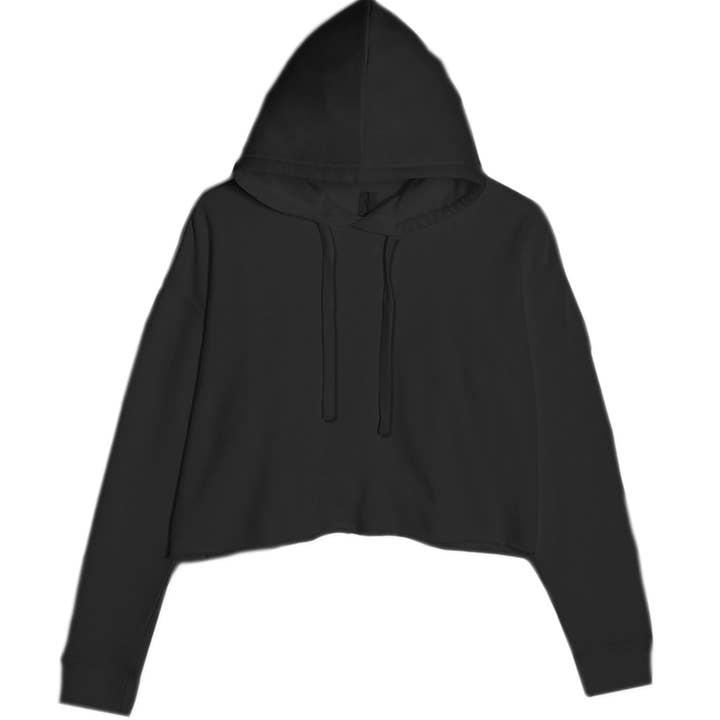 Basics - Pure & Simple Blank Apparel Cropped Hoodie Sweatshirt for wholesale by Expression Tees
