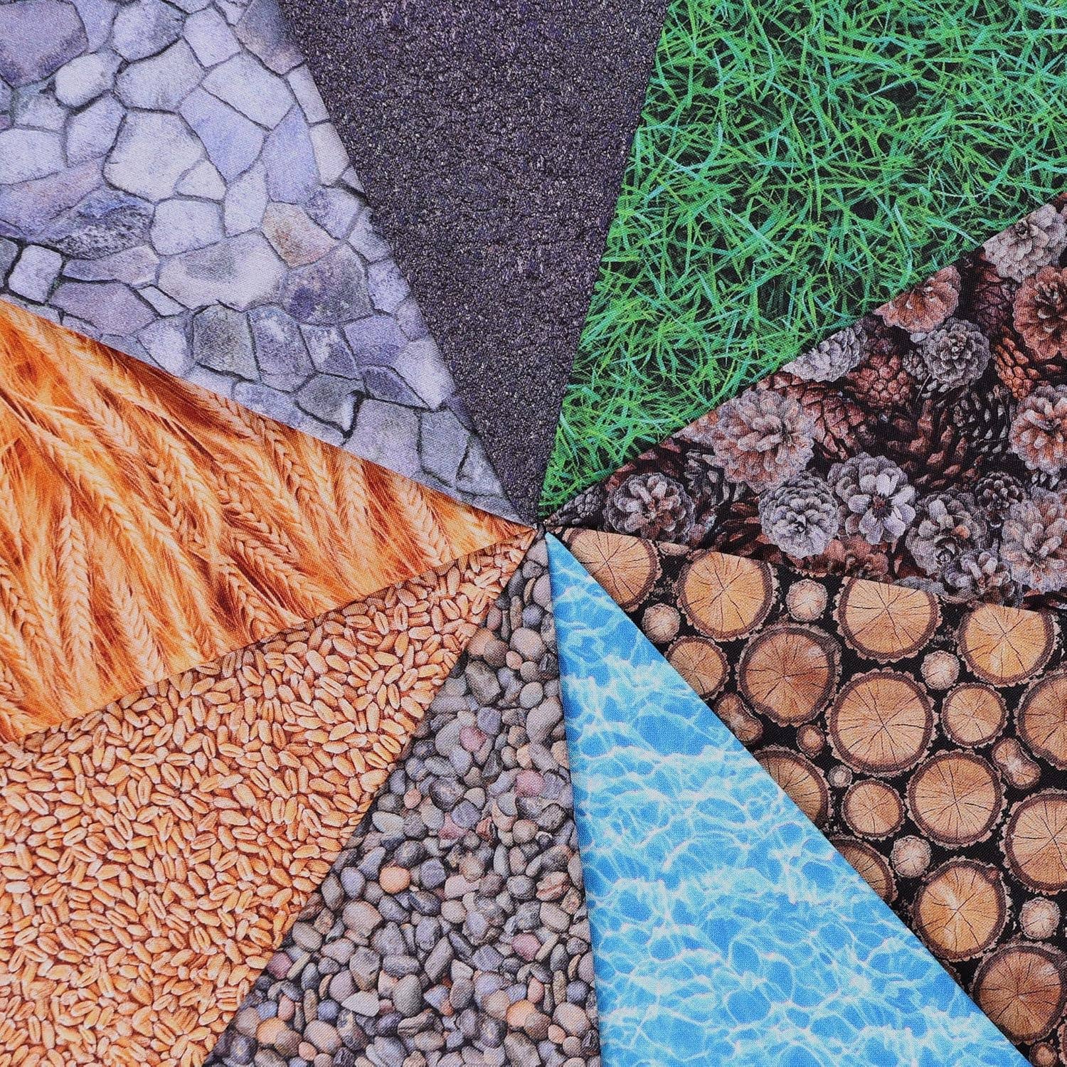 Mook Fabrics - Wholesale Fabric - Cotton 100% 45" Natural Texture Fabric by the Yard - Wood2