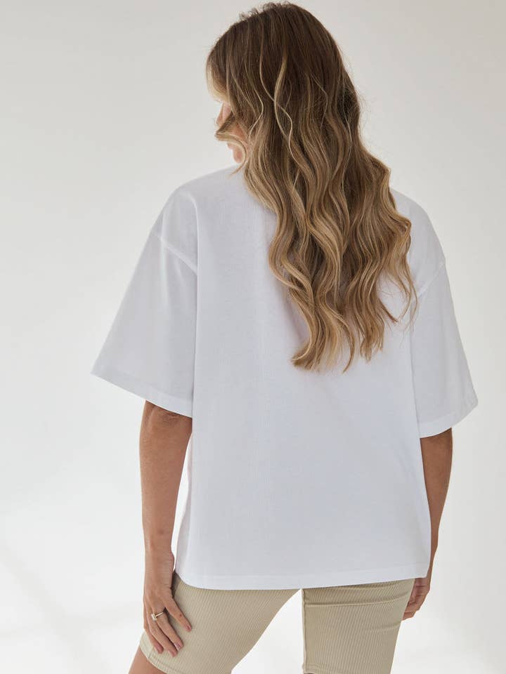Bride Statement Tee - White for wholesale by Six Stories