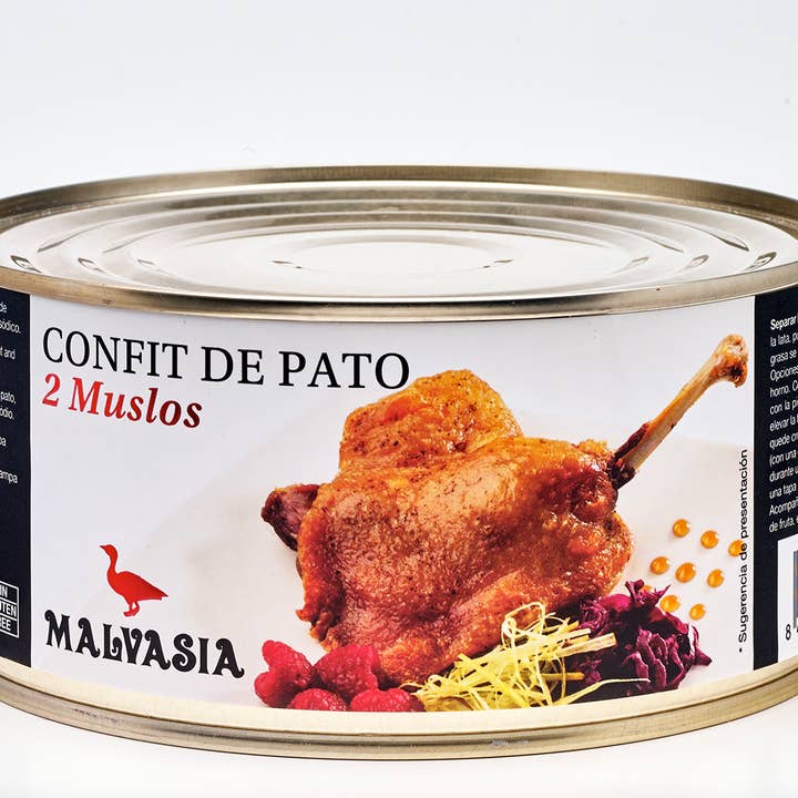 Malvasia - Vendita all'ingrosso Confettura - Cosce d'anatra Confit Malvasia 2 pezzi