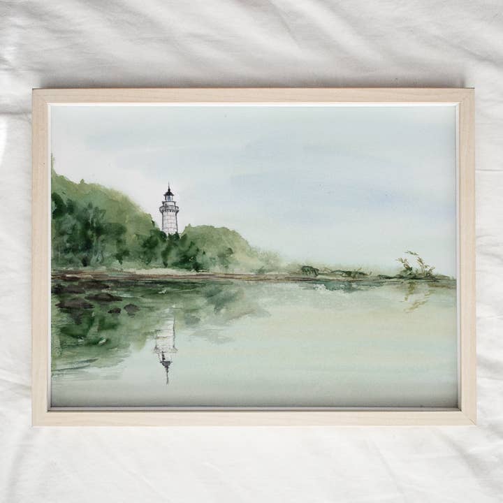 Lámina Lighthouse Reflection para venta al por mayor de Woodmiration