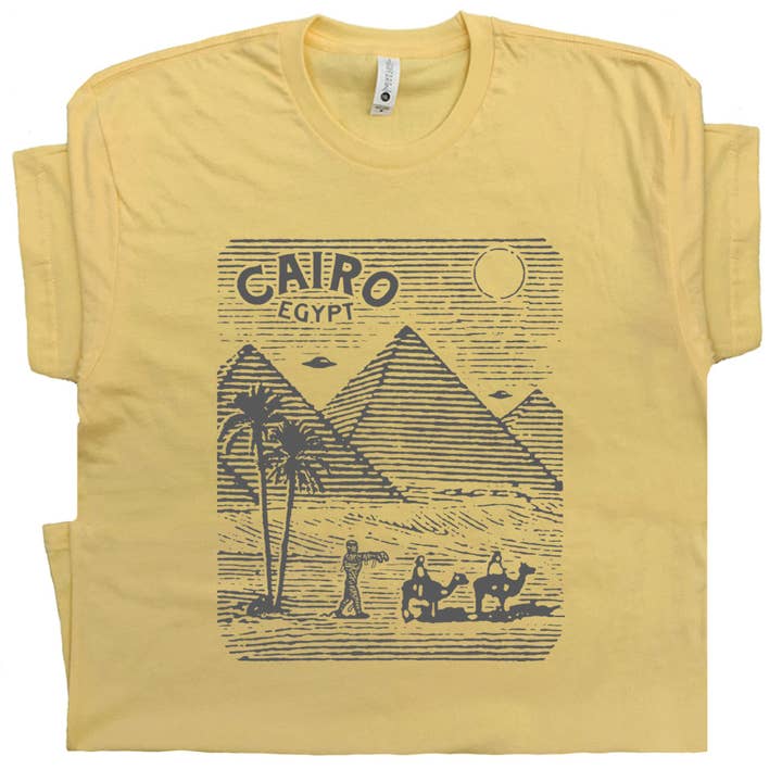 Cairo Egypt Shirt Funny Travel Souvenir Pyramid Cool Graphic for wholesale by Shirtmandude Co