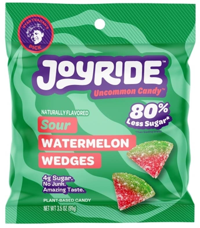 iSweet.ca - Wholesale Gummy - (S1-02) Joyride-Watermelon Wedges-Sour 3.5oz ( 99g x10