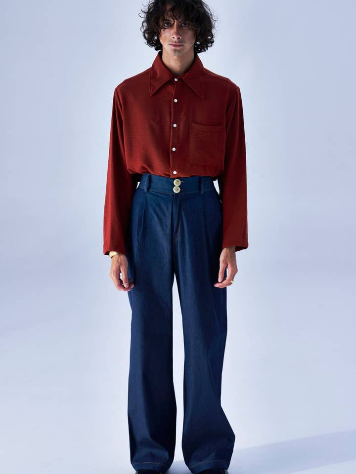 California Shirt | Airflow terracotta for wholesale by wildsky