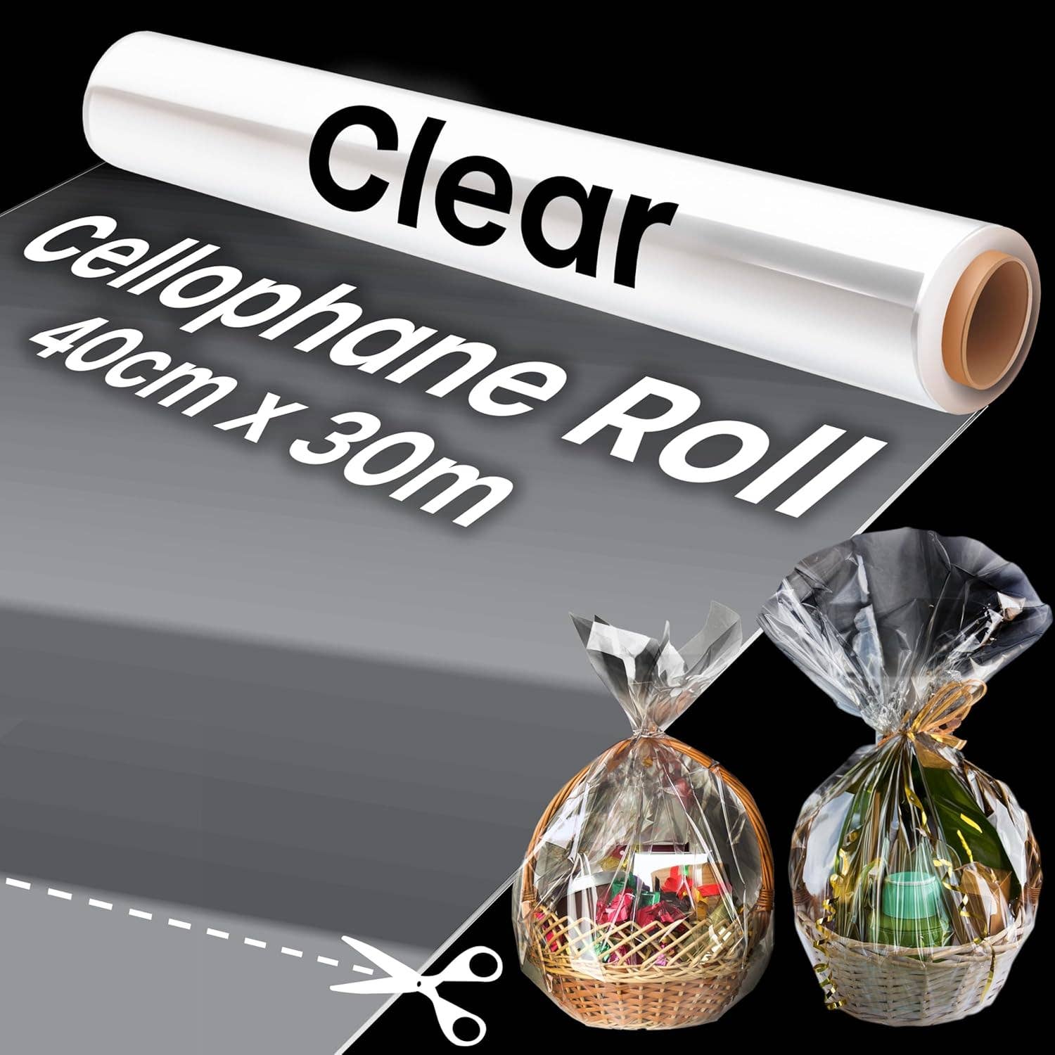 Jara Trading - Wholesale Cellophane Bag - Cellophane Wrap for Gift Wrapping1