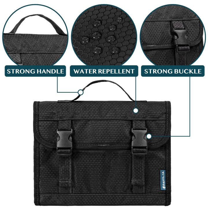 Pavilia - Wholesale Toiletry bag – Unisex - Buckle Hanging Toiletry Organizer Bag29