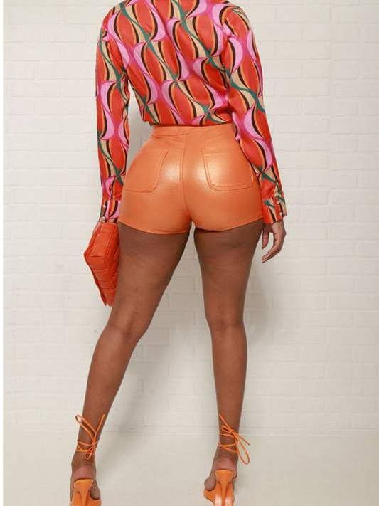 Flarix - Wholesale Shorts - Women's - shiny hot shorts2