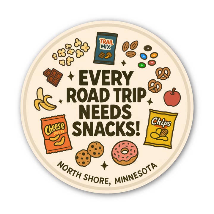 Autocollant Road Trip North Shore Minnesota pour la vente par Jones Sticker Co