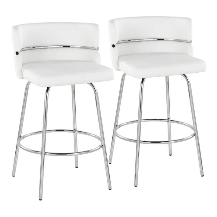 LumiSource and Grandview Gallery - Wholesale Stool - Cinch Claire 26" Fixed-Height Counter Stool - Set of 228