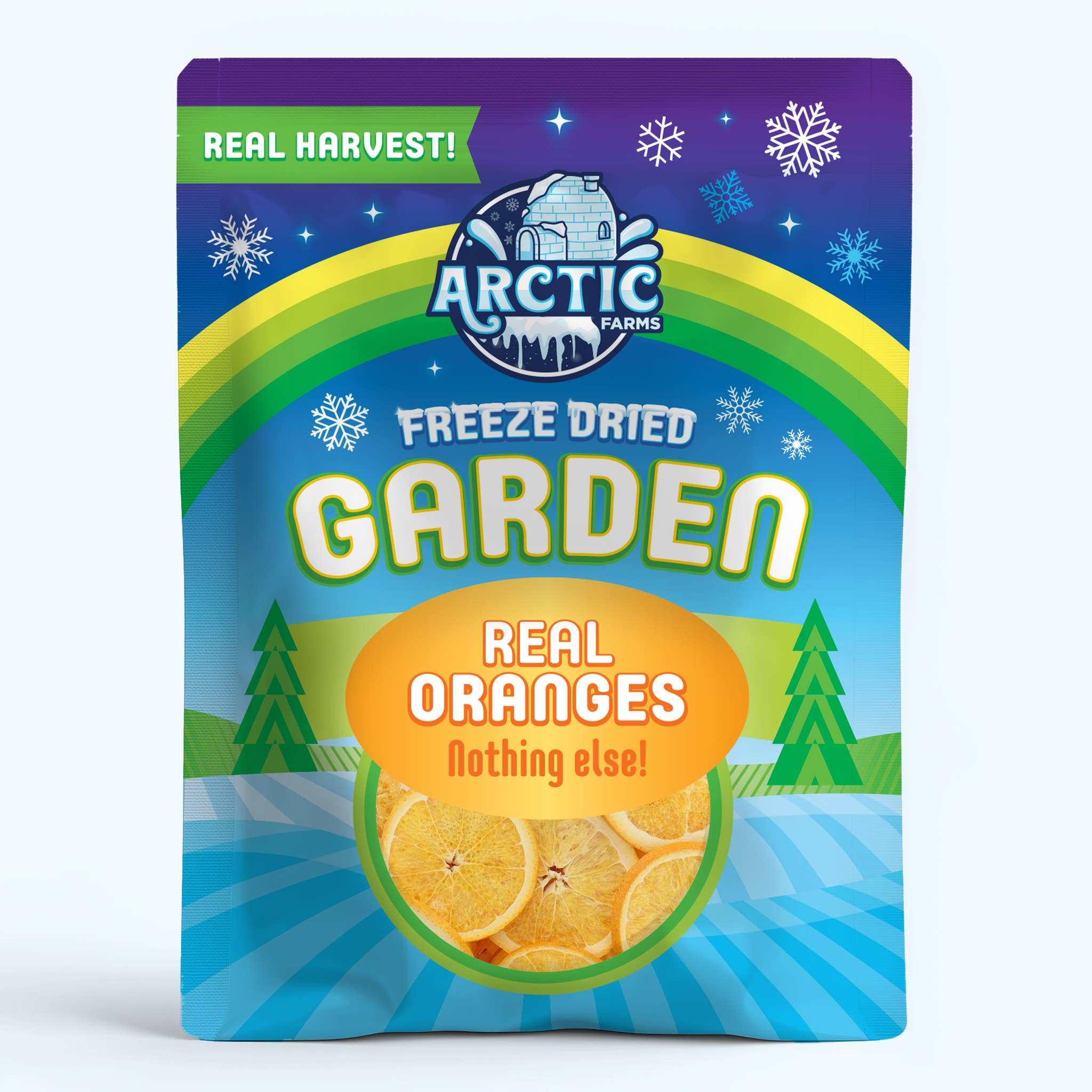 Arctic Farms – wholesale Dried/dehydrated fruit – Arctic Farms Garden Freeze Dried Orange Slices (Real Fruit)1